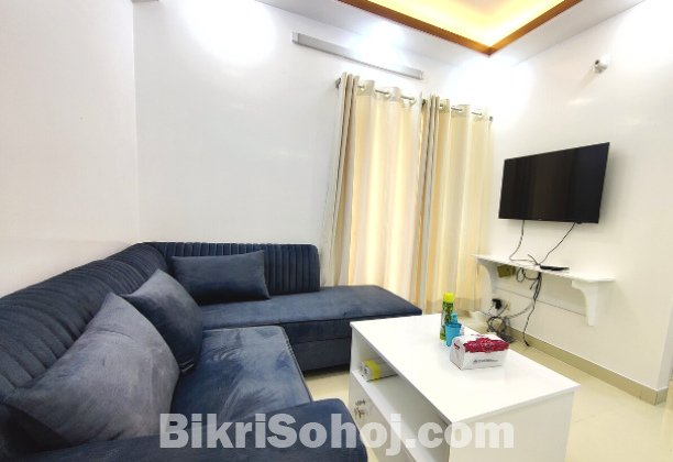 2-Bed Furnished Flat for Rent in Bashundhara R/A